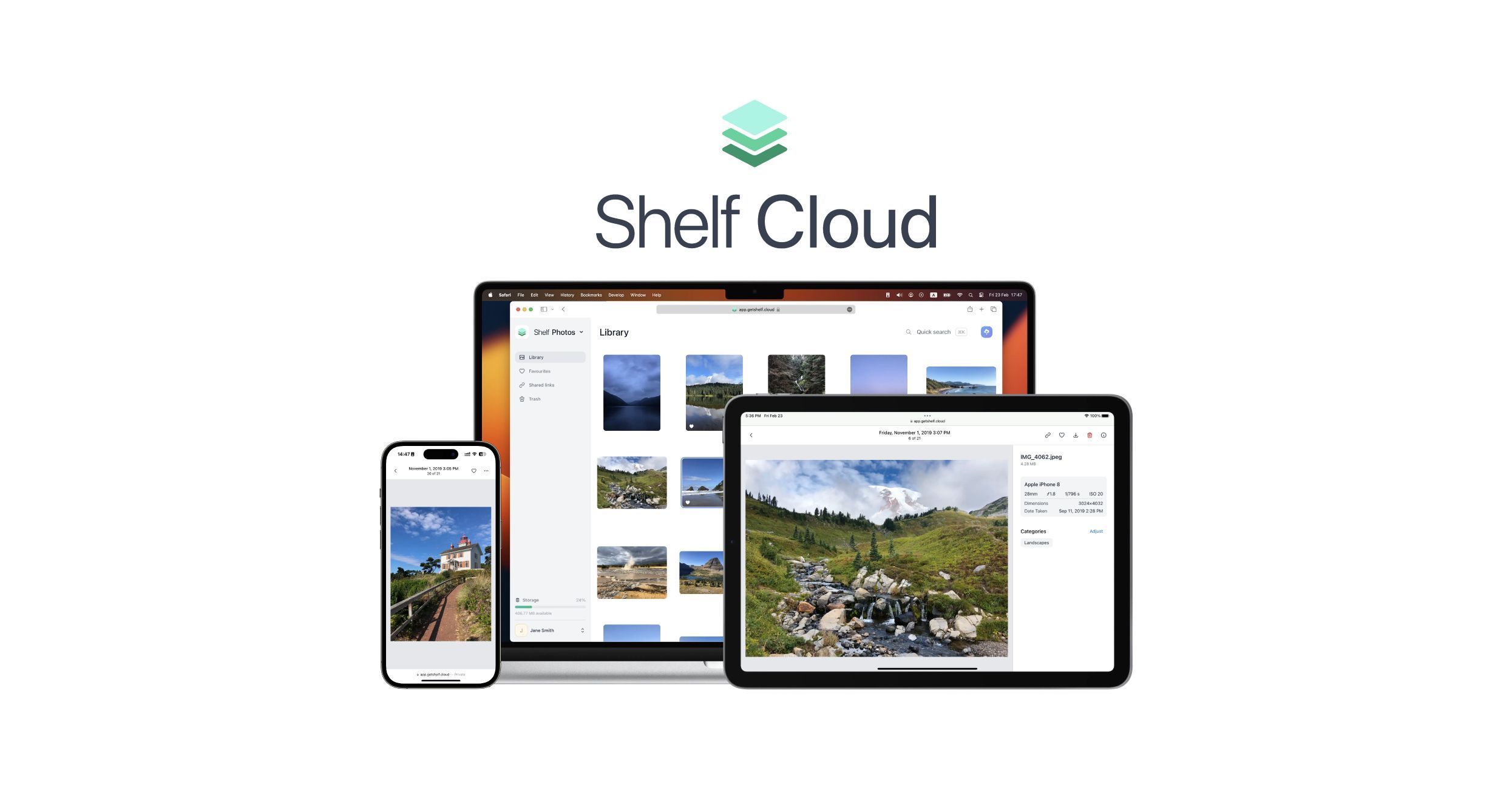 Shelf Cloud Keep Your Photos Organized
